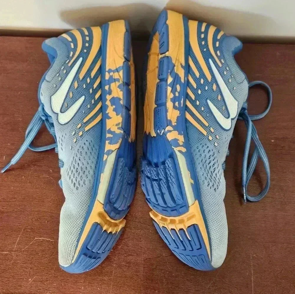 NEWTON Kismet 8 Ladies Running Sneakers | Light Blue, Arctic, Orange | Size 10